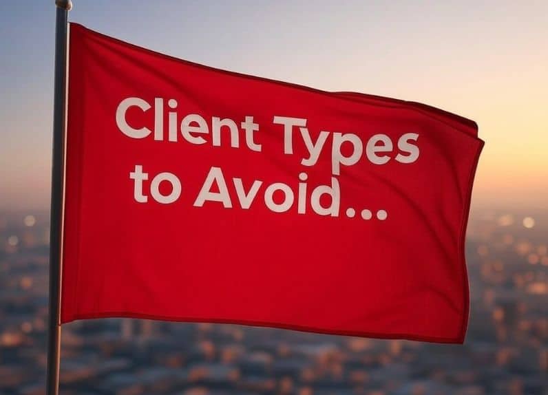 The Client Red Flag List: Who You Should Avoid Working With